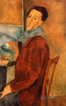  med - Selbstporträt 1919 Amedeo Modigliani